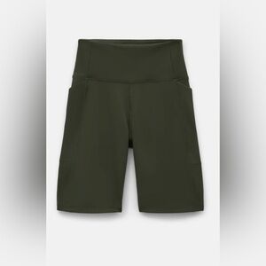 NWT Girlfriend Collective Terrace High-Rise Pocket Bike Short in Core Green , XS